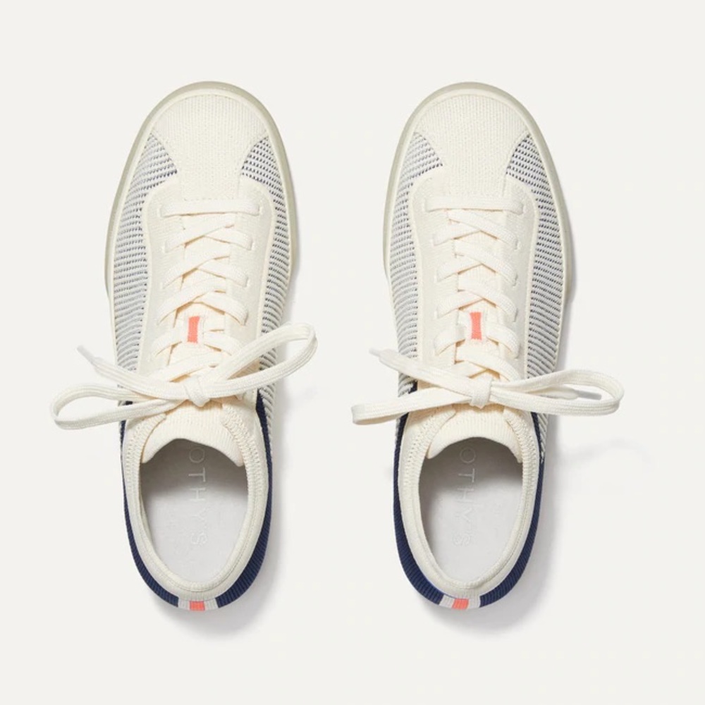 Rothy’s “The Lace Up” in Classic Navy